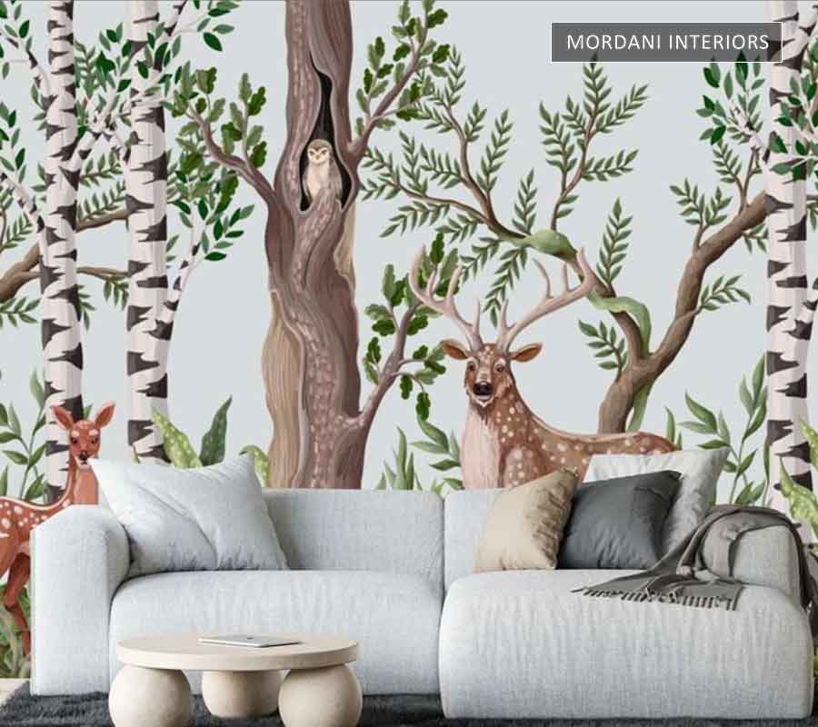 FOREST FUN TROPICAL WALL MURALS _ I
